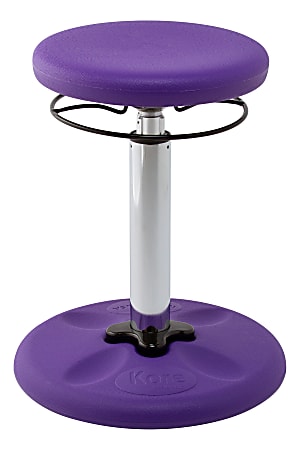 Kore Kids Adjustable Wobble Chair, 15-1/2" to 21-1/2"H, Purple