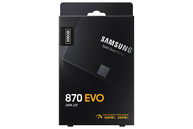 Samsung 870 EVO Internal Solid State Drive 500GB SATA III MZ