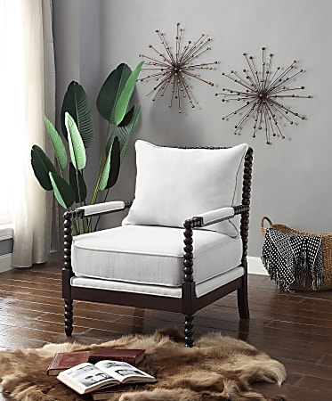 Coast to Coast Accent Chair White Office Depot