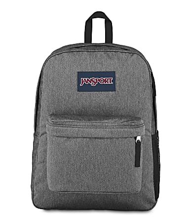 JanSport® HyperBreak Backpack With 15" Laptop Pocket, Black/White Herringbone