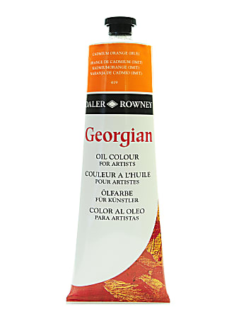 Daler-Rowney Georgian Oil Colors, 7.5 Oz, Cadmium Orange Hue