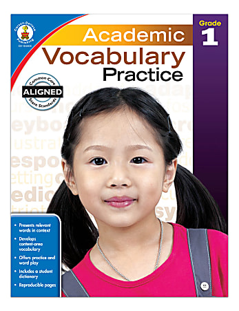 Carson-Dellosa Academic Vocabulary Practice Workbook, Grade 1