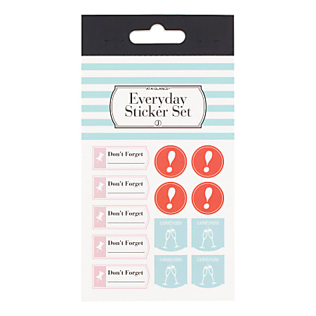 See Jane Work® Everyday Sticker Set, Assorted Colors, Pack Of 10 Sheets