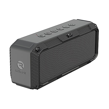 Raycon The Impact RBS970 23E BLA 20 Watt Portable Wireless Bluetooth  Speaker With Speakerphone Graphite Black - Office Depot