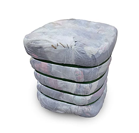 Pro-Clean Basics T-Shirt Rags, Assorted Sizes, Assorted Colors, 1,000-Lb Pack