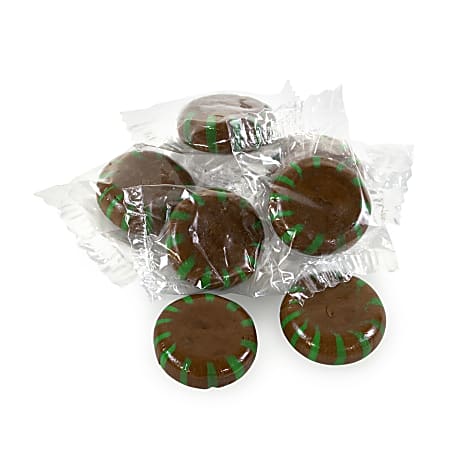 Quality Candy Individually Wrapped Chocolate Starlight Mints 5 Lb Box ...