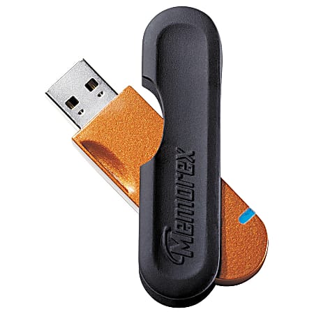 Memorex® TravelDrive™ Capless USB 2.0 Flash Drive, 4.0GB