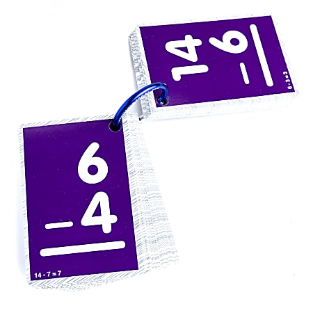 Continuum Games Flash Cards 3 x 4 12 Subtraction Grade 2 12 Office Depot
