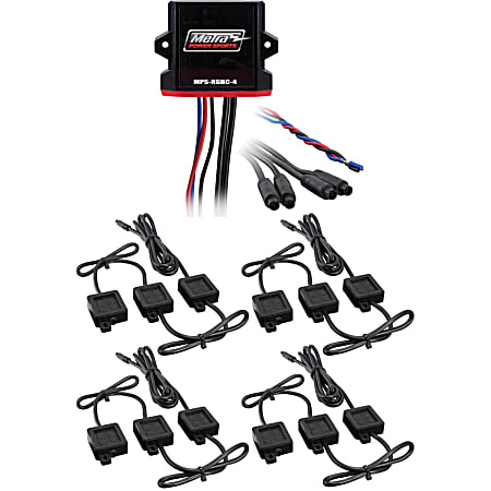 METRA Wheel Well Pod LED String Kit - Black - 1