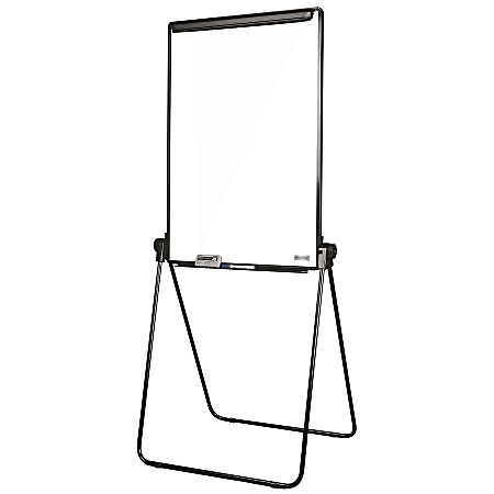 Platinum Mobile Easel, 29 x 41, White Surface, Black Plastic Frame Platinum Mobile Easel, 29 x 41, White Surface, Black Plastic Frame