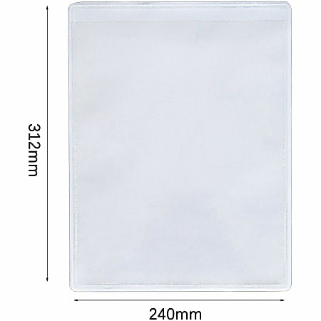 Business Source Self-Adhesive Shop Ticket Holders - 8.5 Business Source Self-Adhesive Shop Ticket Holders - 8.5
