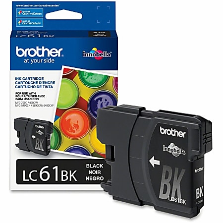Brother® LC61I Black Ink Cartridge, LC61BK