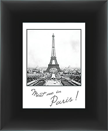 PTM Images Expressions Framed Wall Art, In Paris, 11"H x 9"W, Black