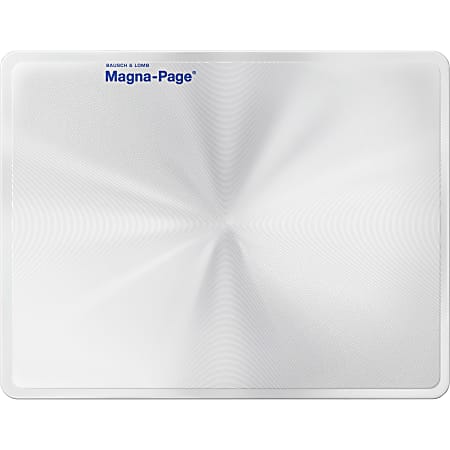 Bausch + Lomb Magna Page Magnifier - Magnifying Area 8.25" Width x 10.75" Length - Acrylic Lens