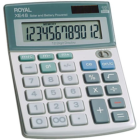 Royal XE 48 Angled Display Calculator