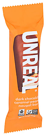 Unreal Dark Chocolate Caramel Peanut Nougat Bars, 1.2 Oz, Total Qty 12