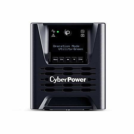 CyberPower Smart App Sinewave PR750LCD3C 750VA Mini-tower UPS - Mini-tower - AVR - 8 Hour Recharge - 3.30 Minute Stan - PR750LCD3C
