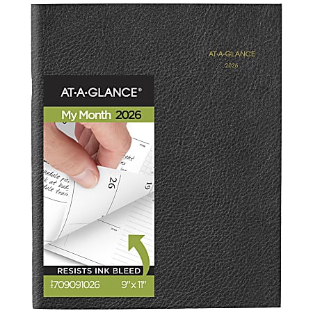 AT-A-GLANCE® Executive 2026 Monthly Padfolio Refill for 70-290, Large, 9" x 11"