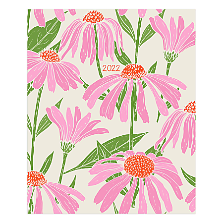 TF Publishing Monthly Planner, 11" x 9", Coneflowers, January To December 2022