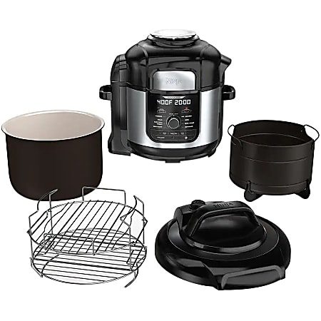 Foodi 8 Qt. Stainless Steel Pressure Cooker and Air Fryer