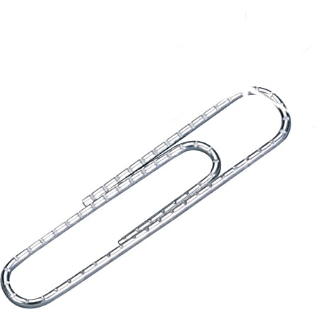 100Pcs Practical Office Plain Steel Paper Clips 29mm Paperclips Metal Silver New