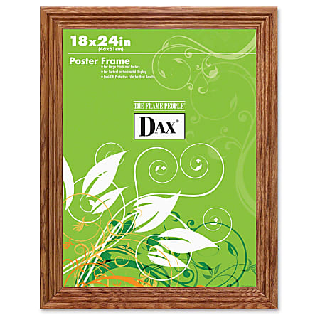Dax Stepped Profile 18x24 Poster Frame - 18" x 24" Frame Size - Rectangle - Wall Mountable - Horizontal, Vertical - Shatter Proof, Lightweight - 1 Each