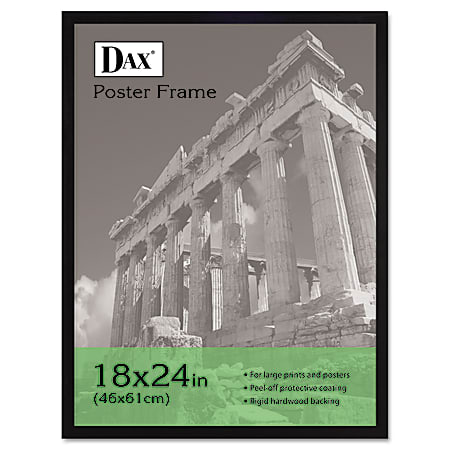 Dax Gallery-Style Poster Frame, 18" x 24", Black
