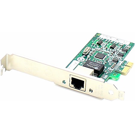 AddOn 10/100/1000Mbs Single Open RJ-45 Port 100m Copper PCI Network Interface Card - 100% compatible and guaranteed to work