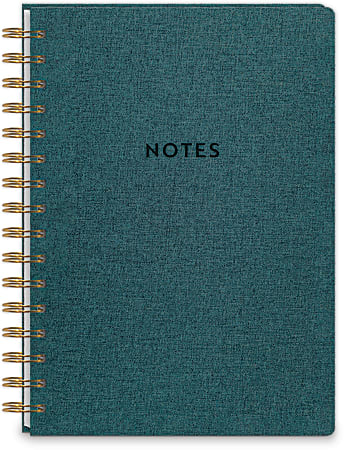 Punch Studio Softcover Journal, 6-1/2” x 8-1/2”, Legal Rule, 256 Pages, Teal