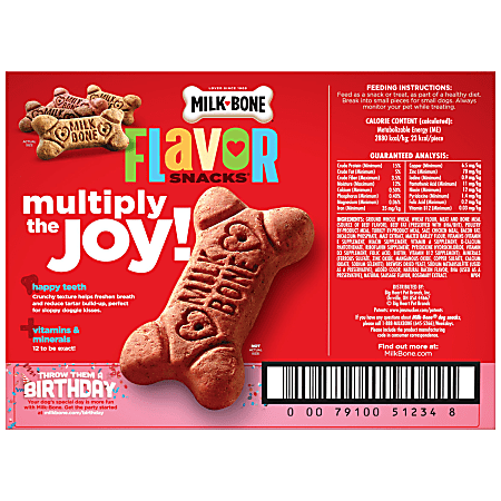 Milk Bone Flavor Snacks Dog Biscuits 8 Lb Box Office Depot