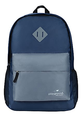 Playground Hometime Backpack, Navy/Gray
