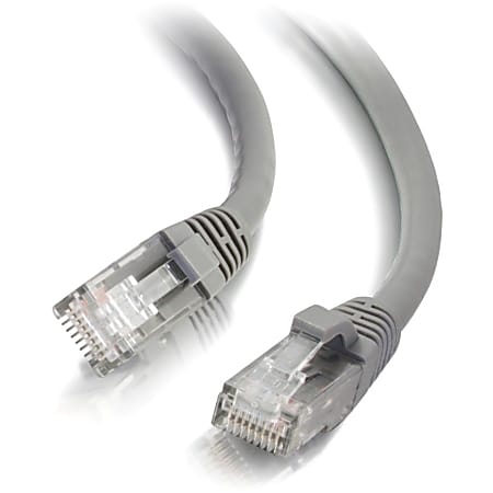 C2G 6ft Cat6 Ethernet Cable - Snagless Unshielded (UTP) - Gray - Category 6 for Network Device - RJ-45 Male - RJ-45 Male - 6ft - Gray