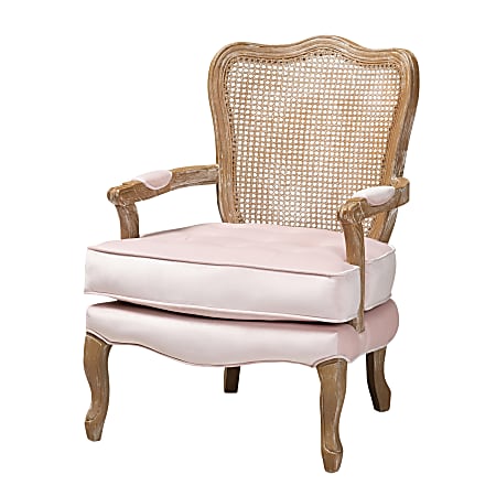 Baxton Studio 9493 Armchair, Light Pink