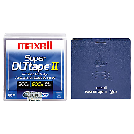 Maxell® Super DLTtape™ II Cartridge, 300GB/600GB