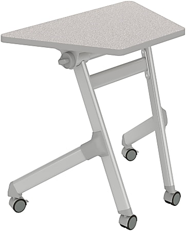 Safco® Learn Nesting Trapezoid 33"W Student Desk, Gray