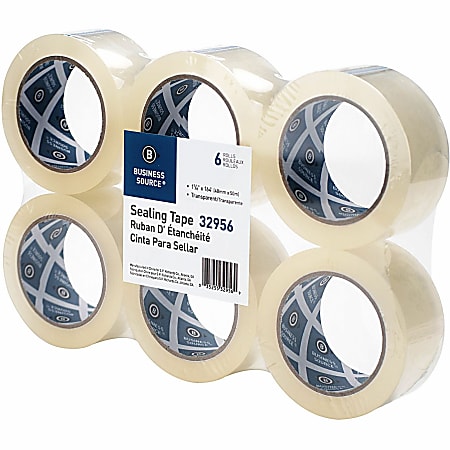 Business Source Heavy-duty Packaging Tape - 54.67 yd Length x 1.88 Business Source Heavy-duty Packaging Tape - 54.67 yd Length x 1.88