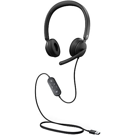Microsoft Modern USB Headset Headset on ear wired USB black