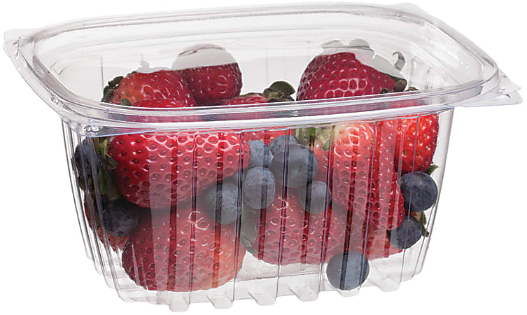 Eco Products Rectangular Deli Containers 24 Oz Clear Pack Of 200 Containers  - Office Depot