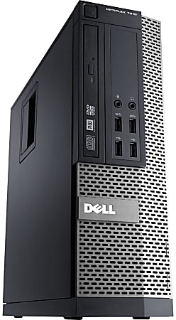 Dell™ Optiplex 7010 Refurbished Desktop PC, Intel® Core™ i7, 4GB Memory, 1TB Hard Drive, Windows® 10, 7010.I7.8.1T.SF