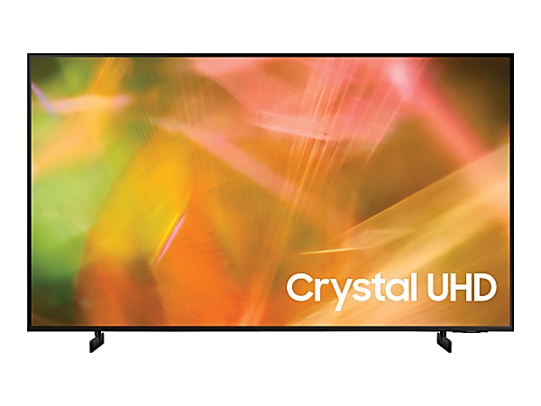 Samsung UN55AU8000F - 55" Diagonal Class (54.6" viewable) - AU8000 Series LED-backlit LCD TV - Crystal UHD - Smart TV - Tizen OS - 4K UHD (2160p) 3840 x 2160 - HDR - black