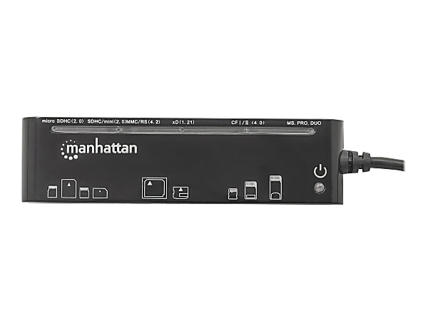 Manhattan USB-A Multi-Card Reader/Writer, 480 Mbps (USB 2.0),