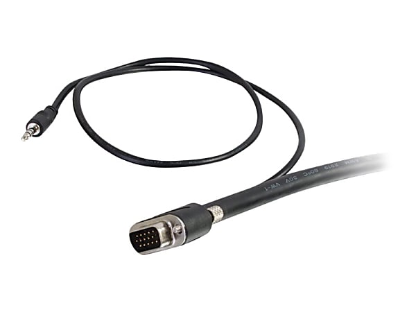 C2G Select VGA + 3.5mm Stereo Audio A/V Cable, 6'