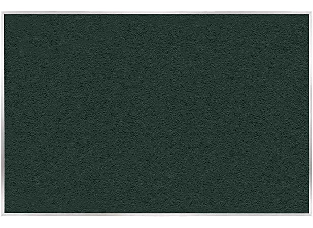 Ghent Vinyl Bulletin Board, 48” x 120”, Aluminum Frame, Ebony