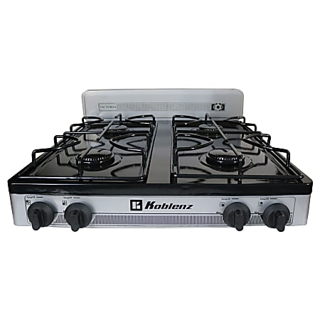 Koblenz 4-Burner Outdoor Stove, Silver