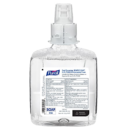 Purell® Food Processing Healthy Soap Foaming Handwash Refills, Unscented, 40.5 Oz, Pack Of 2 Refill Bottles