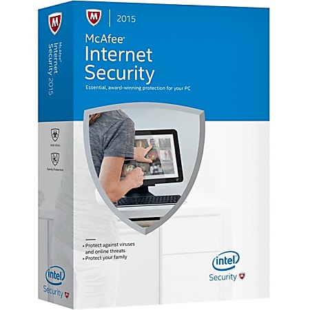 McAfee Internet Security 2015 - Box pack (1 year) - 3 PCs (mini-box) - Win - English - United States