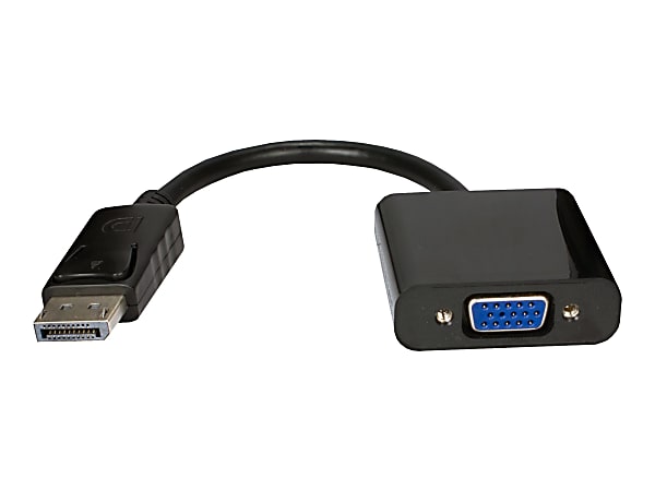 QVS DisplayPort Male to VGA Female Digital Video Adaptor - 1x 20-pin DisplayPort DisplayPort 1.1a Digital Audio/Video Male - DPVGAMF