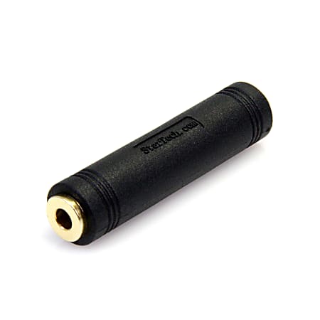 StarTech.com 3.5 mm to 3.5 mm Audio Coupler - Female to Female - PVC