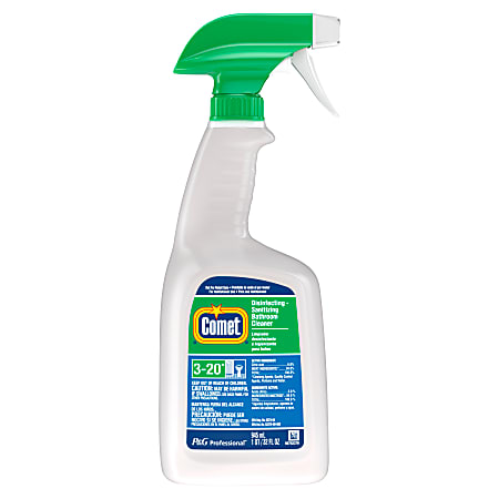 Comet Professional Multi-Purpose Disinfecting Bathroom Cleaner Spray, 32 Oz