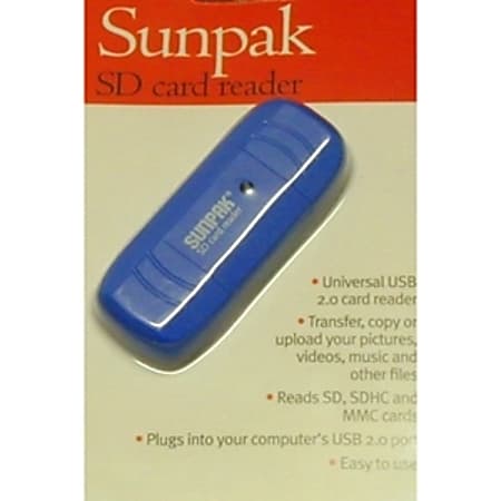 Sunpak USB 2.0 Flash Card Reader/Writer